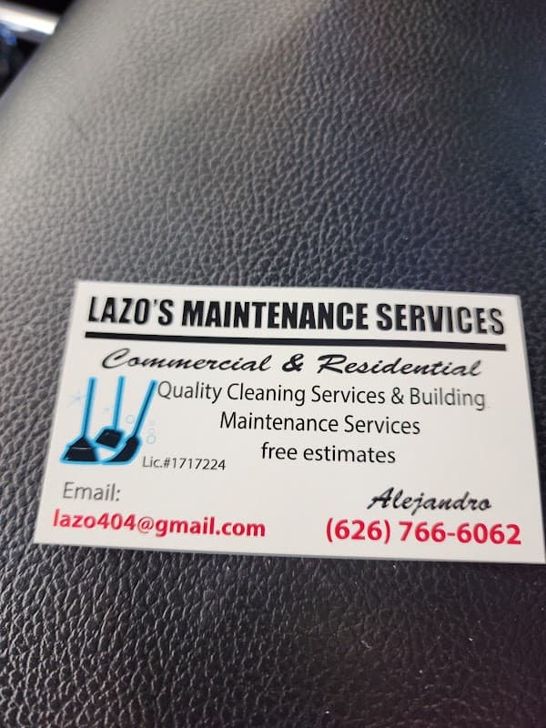 Lazo's Maintenance services - Commercial Cleaning in Pasadena